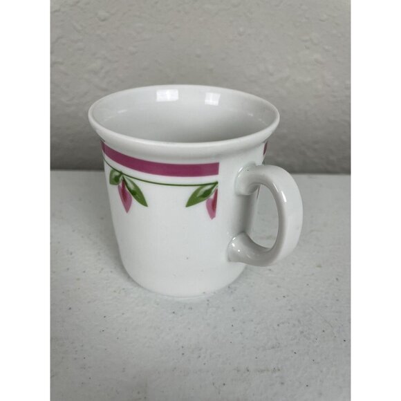 Kronester Bavaria West-Germany Small Coffee Mug Pink Flowers - Picture 5 of 8